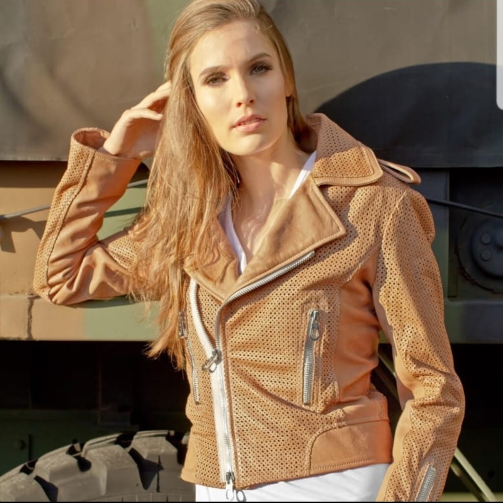 Victory Girl Motorcycle Jacket